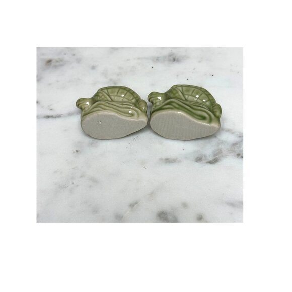 Red Rose Tea WADE Whimsies Porcelain Figurine Green Sea Turtle Vintage Porcelain - Picture 3 of 4